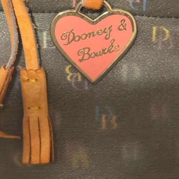 Dooney & Bourke Gray and Tan Satchel - Picture 2 of 7